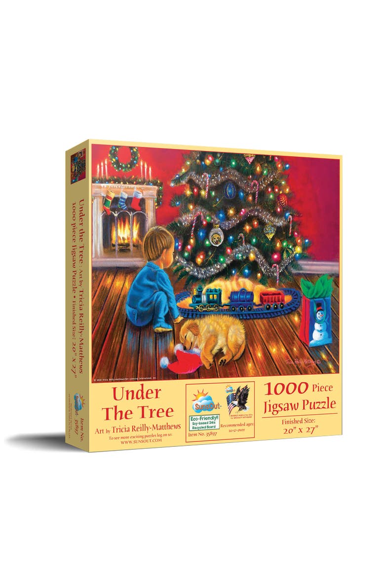Under the Tree 1000 piece Jigsaw Puzzle for Adults, Main, color, Multicolor