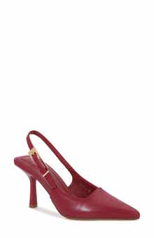 BERNESS Pointed Toe Slingback Pump