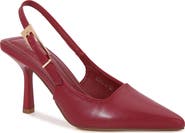 BERNESS Pointed Toe Slingback Pump