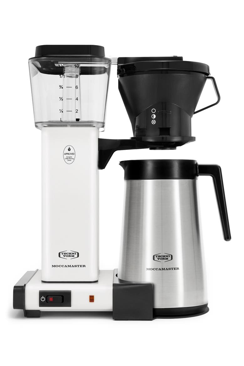 KBT Thermal Carafe Coffee Brewer, Main, color, MATTE WHITE