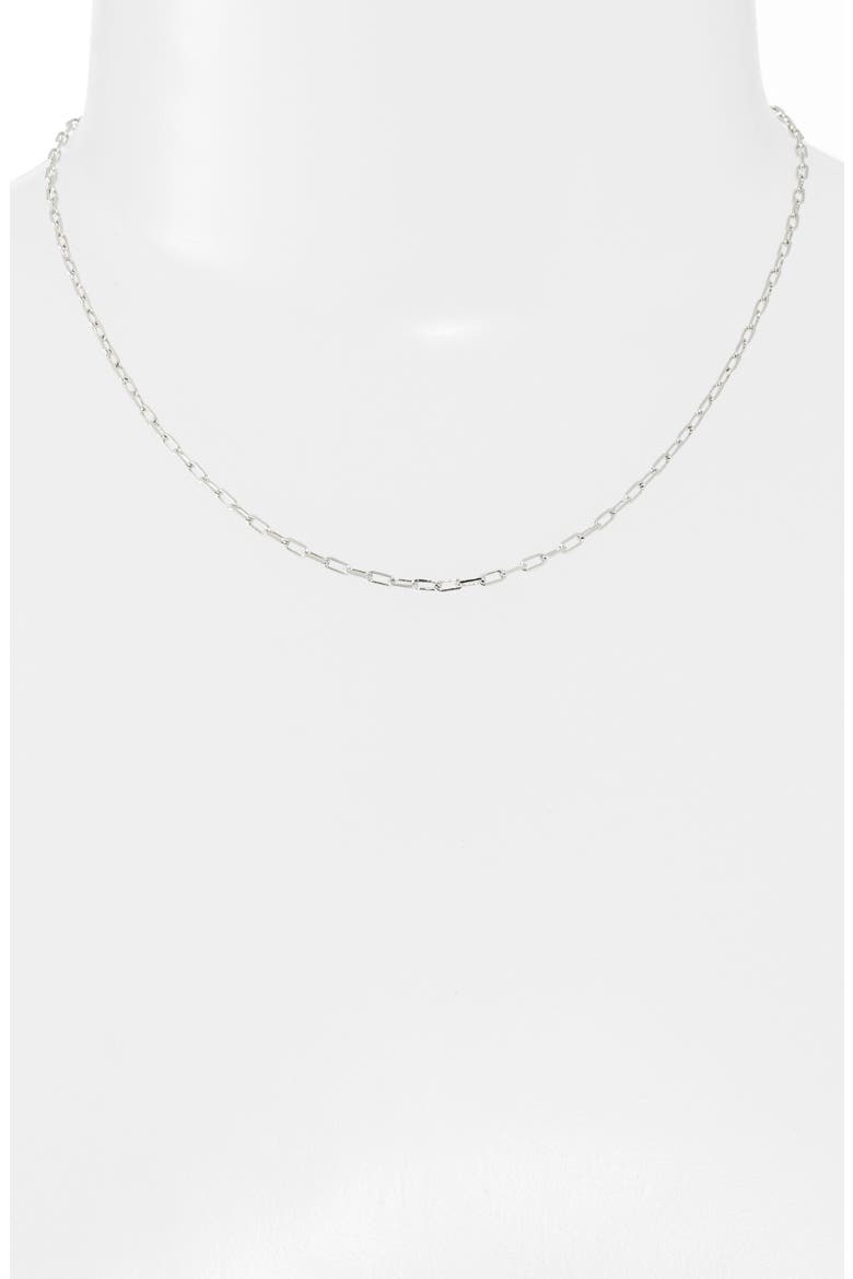 Andi Y Chain Necklace, Alternate, color, RHODIUM METAL