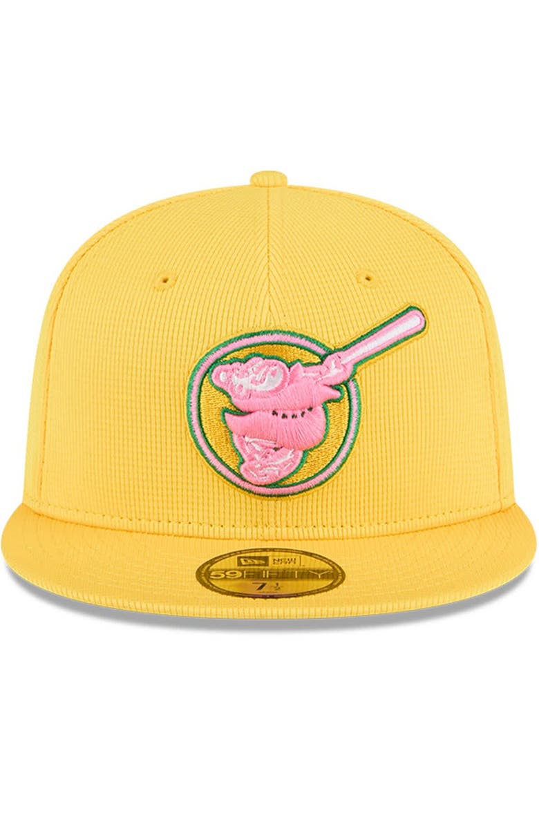 New Era Men's New Era Yellow San Diego Padres City Connect Batting Practice 59FIFTY Fitted Hat, Alternate, color, Yellow