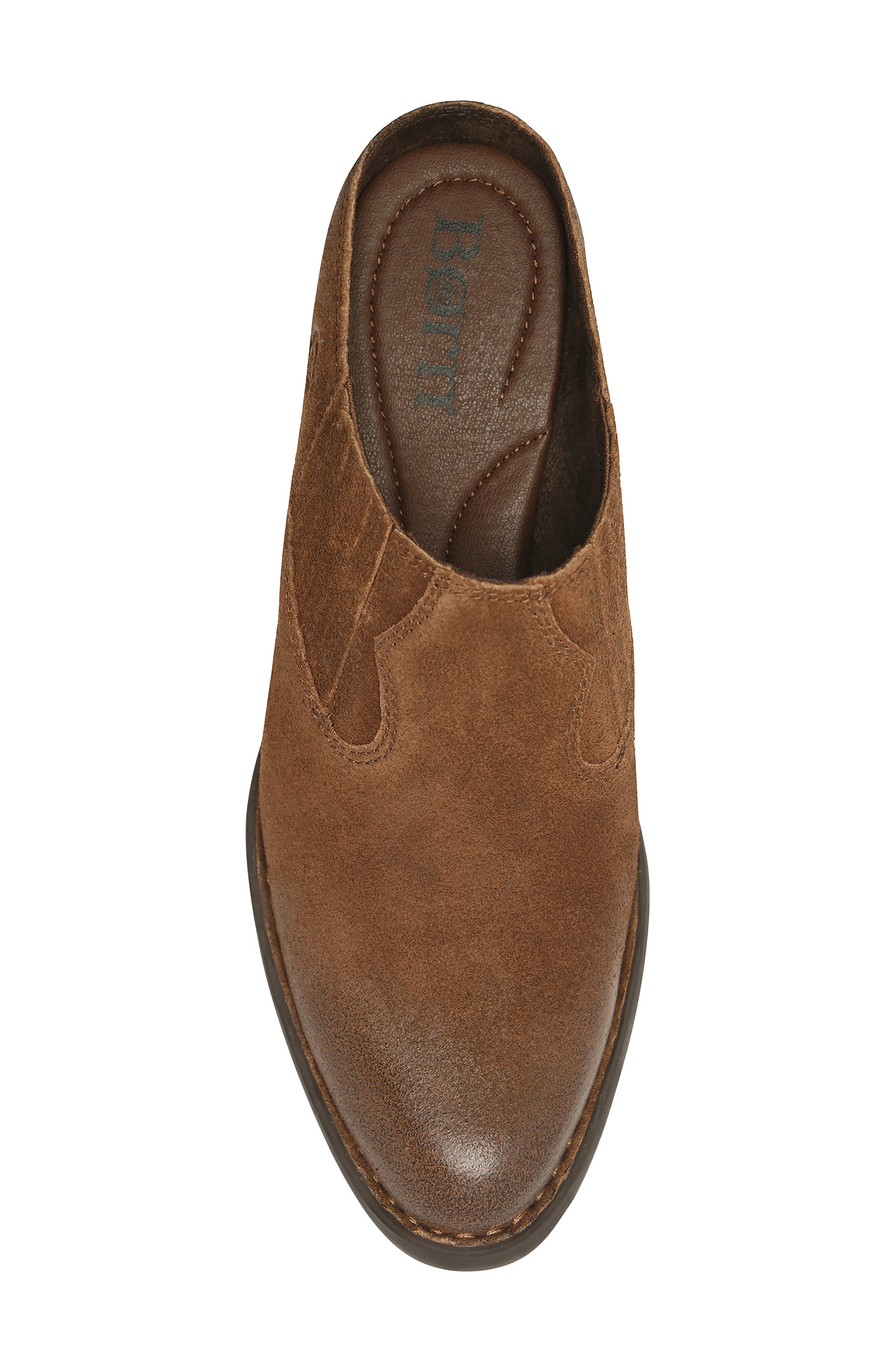 Monikah Leather Mule, Alternate, color, RUST DISTRESSED