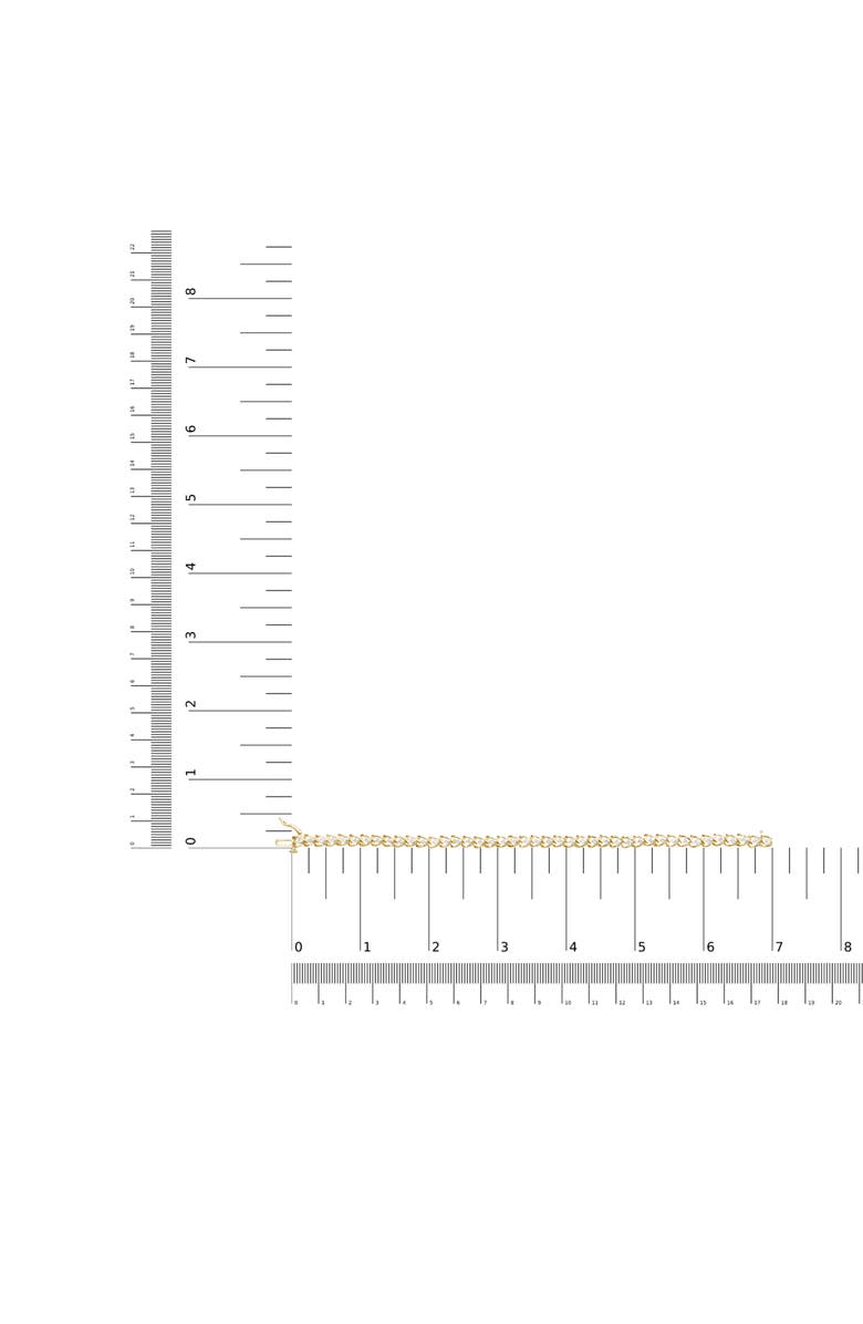 Haus of Brilliance Silver 1.00 Cttw Diamond C-Shaped Link Bracelet, Alternate, color, Yellow Gold Over Silver