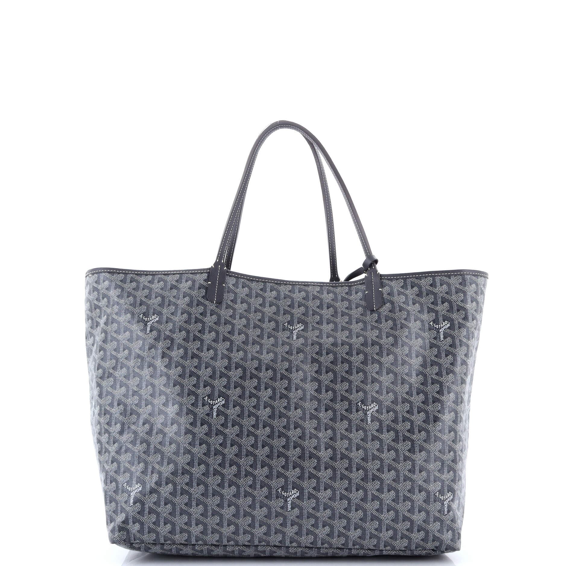 Pre-Owned Goyard Saint Louis Tote Coated Canvas GM, Alternate, color, Gray