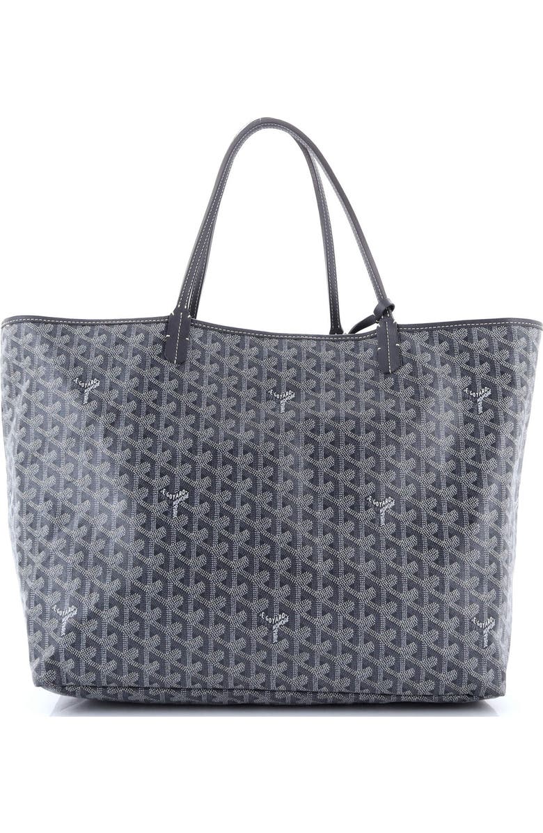 Pre-Owned Goyard Saint Louis Tote Coated Canvas GM, Alternate, color, Gray