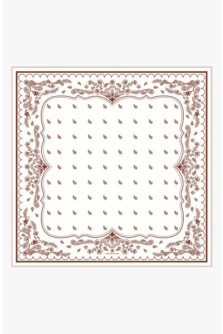 Ivory Whisper Double Sided Silk Scarf, Main, color, Ivory
