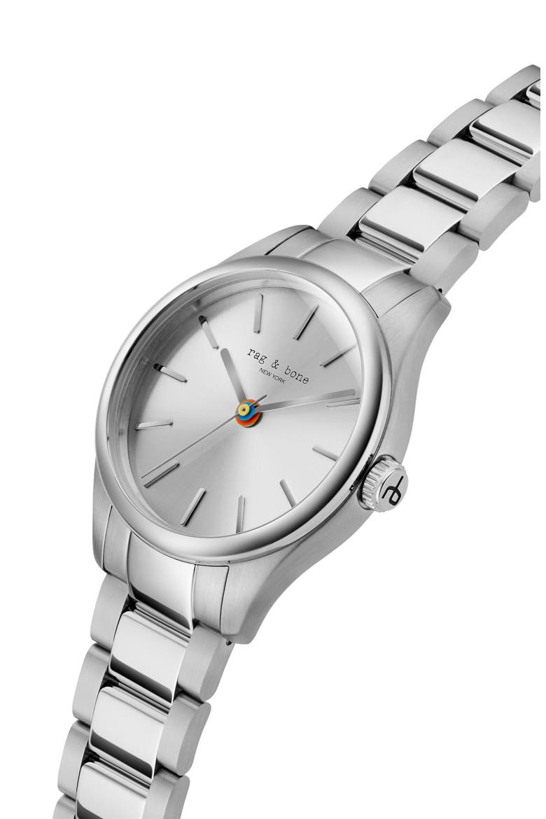 Dean Bracelet Watch, 38mm, Alternate, color, SILVER