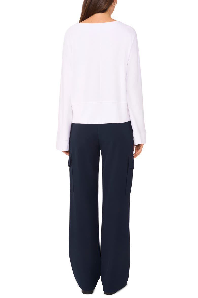 Dolman Sleeve Sweatshirt, Alternate, color, BRIGHT WHITE