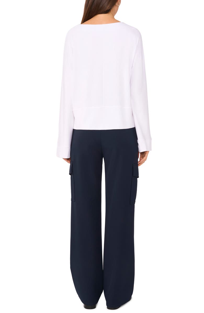 Halogen<sup>®</sup> Dolman Sleeve Sweatshirt, Alternate, color, Bright White