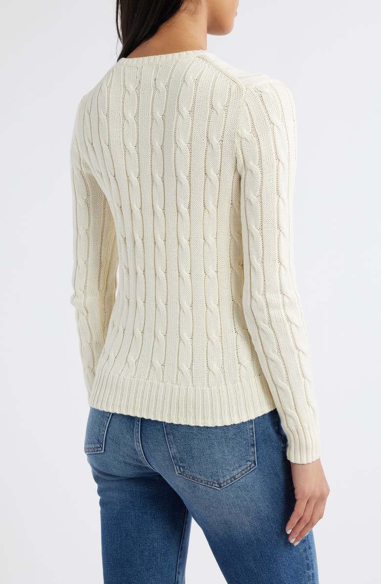 Julianna Cotton Cable Sweater