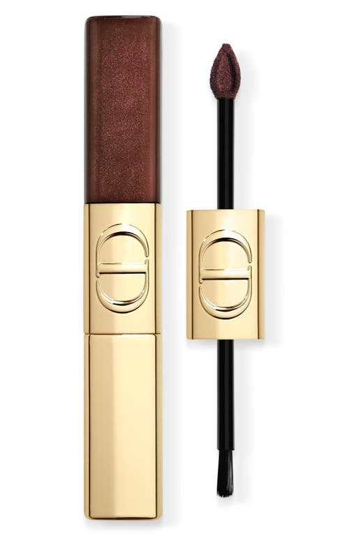 Dior Rouge Forever Limited Edition Liquid Sequin Duo Lipstick In Brown