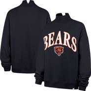 '47 Women's '47 Navy Chicago Bears Oversized Vantage Mock Neck Sweatshirt