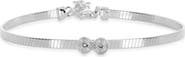 MESHMERISE Diamond Infinity Bangle Bracelet