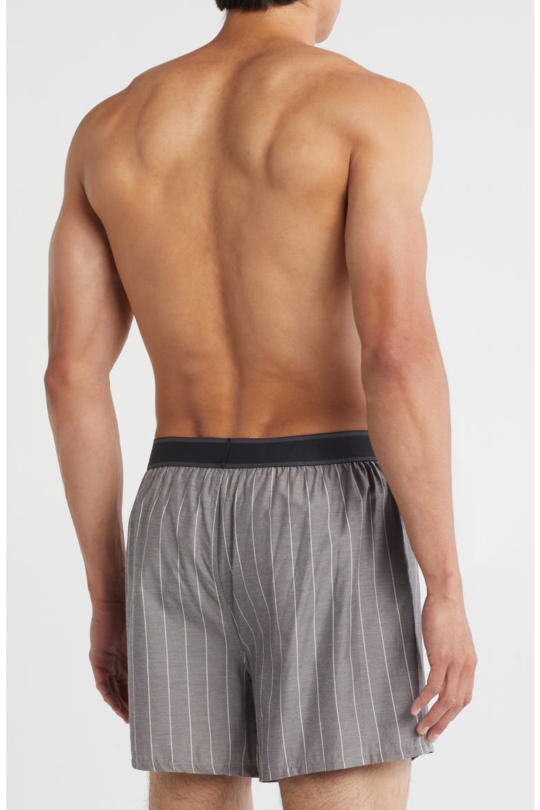 Assorted 3-Pack Modern Fit Woven Boxers, Alternate, color, GREY OMBRE PLAID MULTI