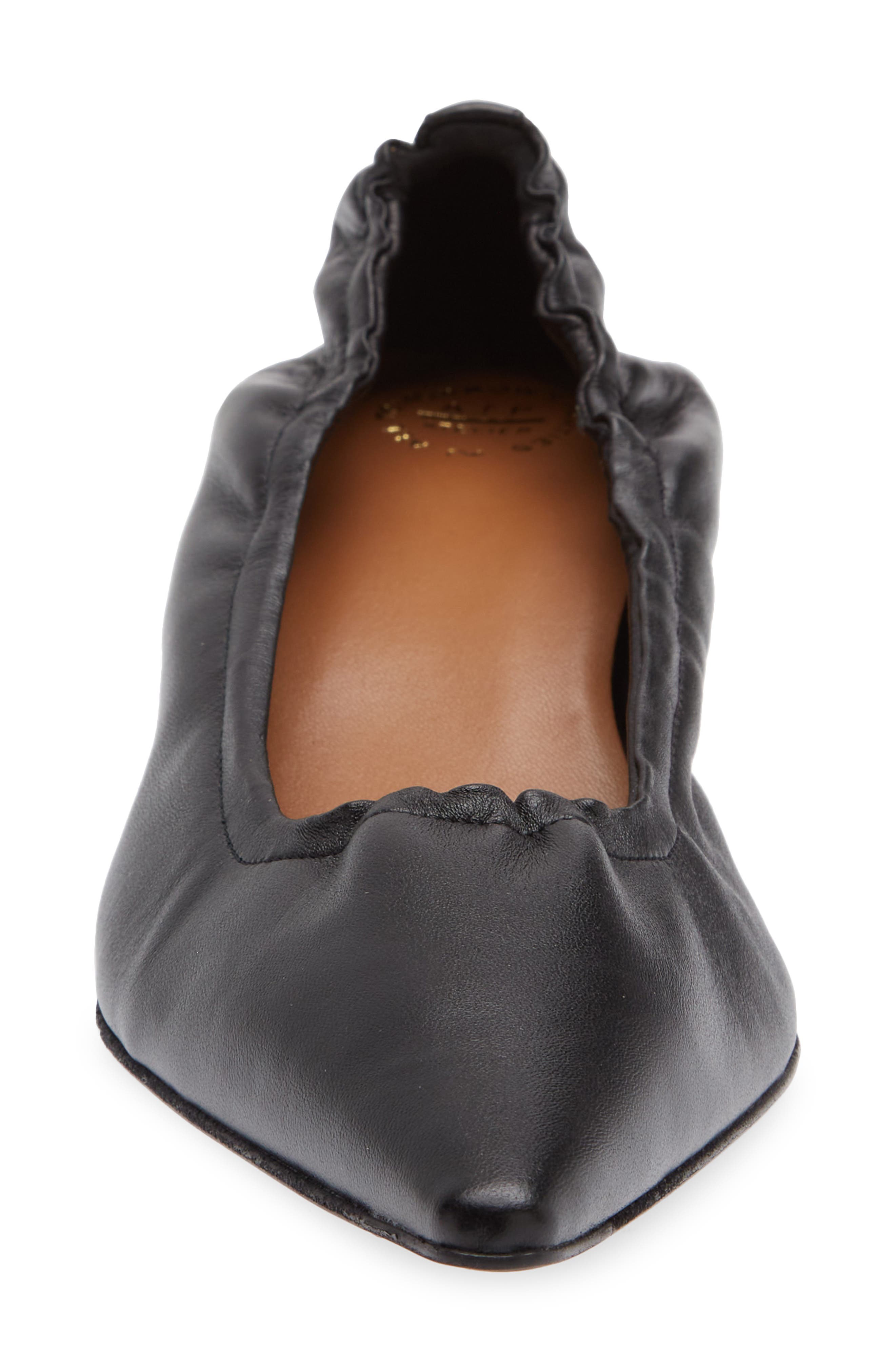 ATP ATELIER Valfurva Pointed Toe Kitten Heel Pump, Alternate, color, Black