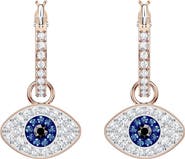 Swarovski Symbolica Swarovski Evil Eye Hoop Earrings
