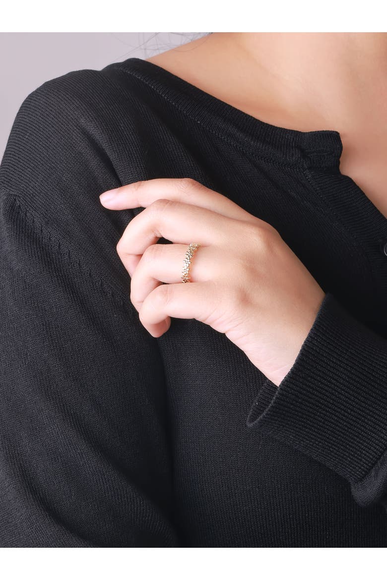 Daisy Flower Ring in 14K Gold, Alternate, color, Yellow Gold