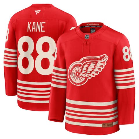 Men's Fanatics Patrick Kane Red Detroit Red Wings Centennial Premium Player Jersey