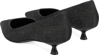 Eva Kitten Heel Pointed Toe Pump