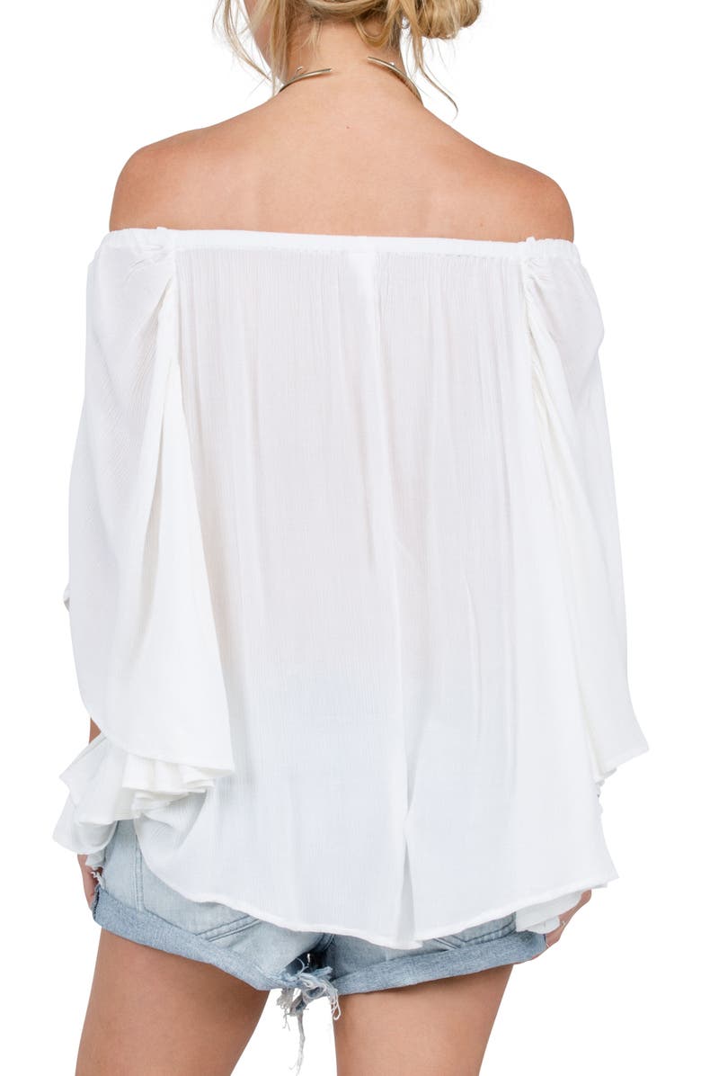 Volcom Red Eye Off the Shoulder Top, Alternate, color, 