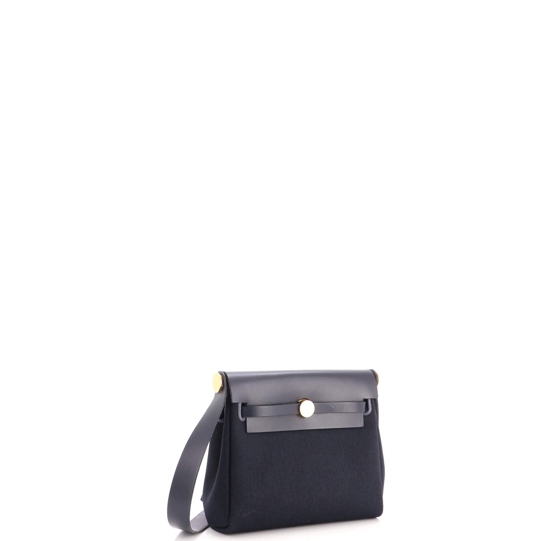 Herbag Zip Toile and Leather 20, Alternate, color, Black