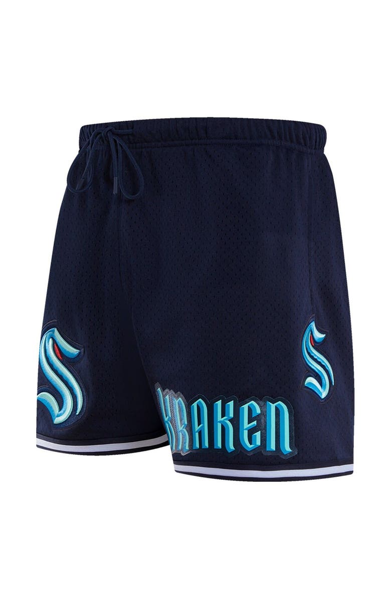 PRO STANDARD Men's Pro Standard Navy Seattle Kraken Classic Mesh Shorts, Alternate, color, Navy