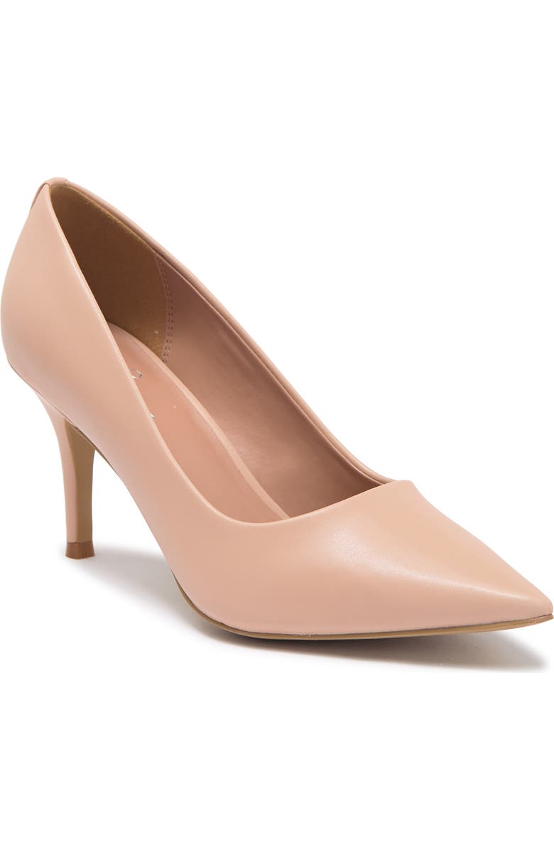 Linea Paolo Paris Pointed Toe Leather Pump, Main, color, Desert San