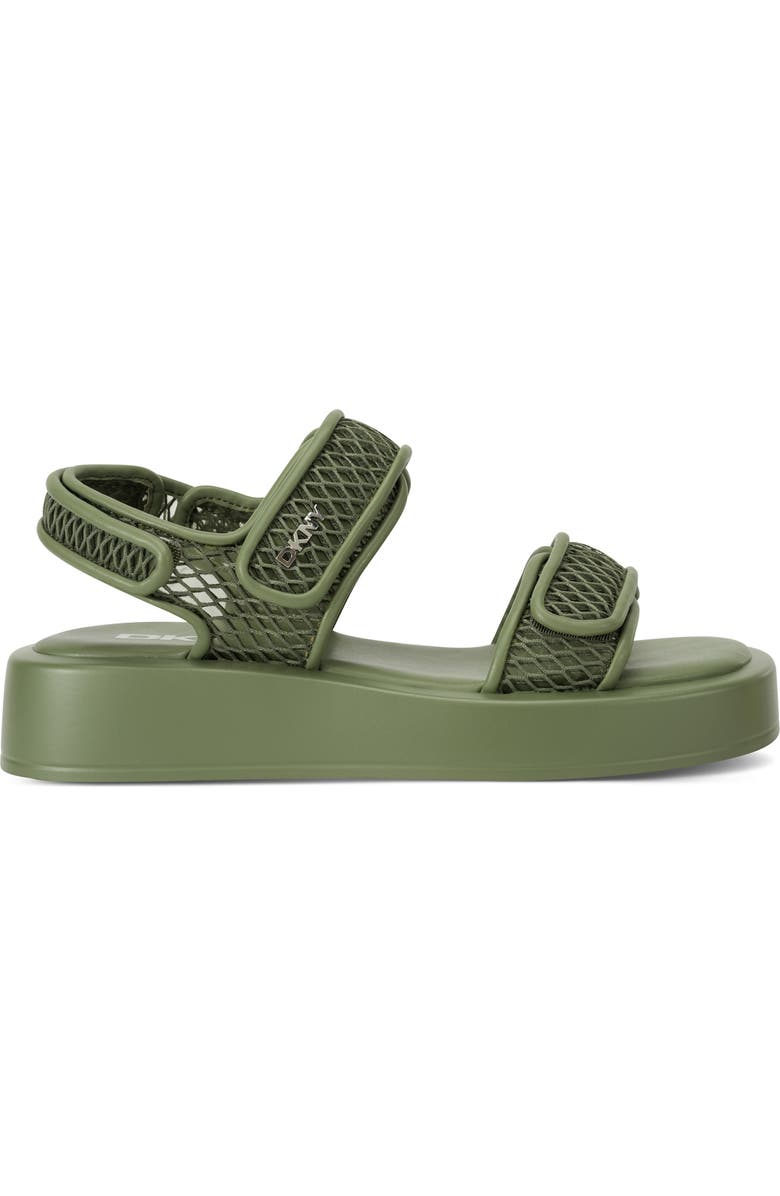 DKNY Owyn Platform Sandal, Alternate, color, Green
