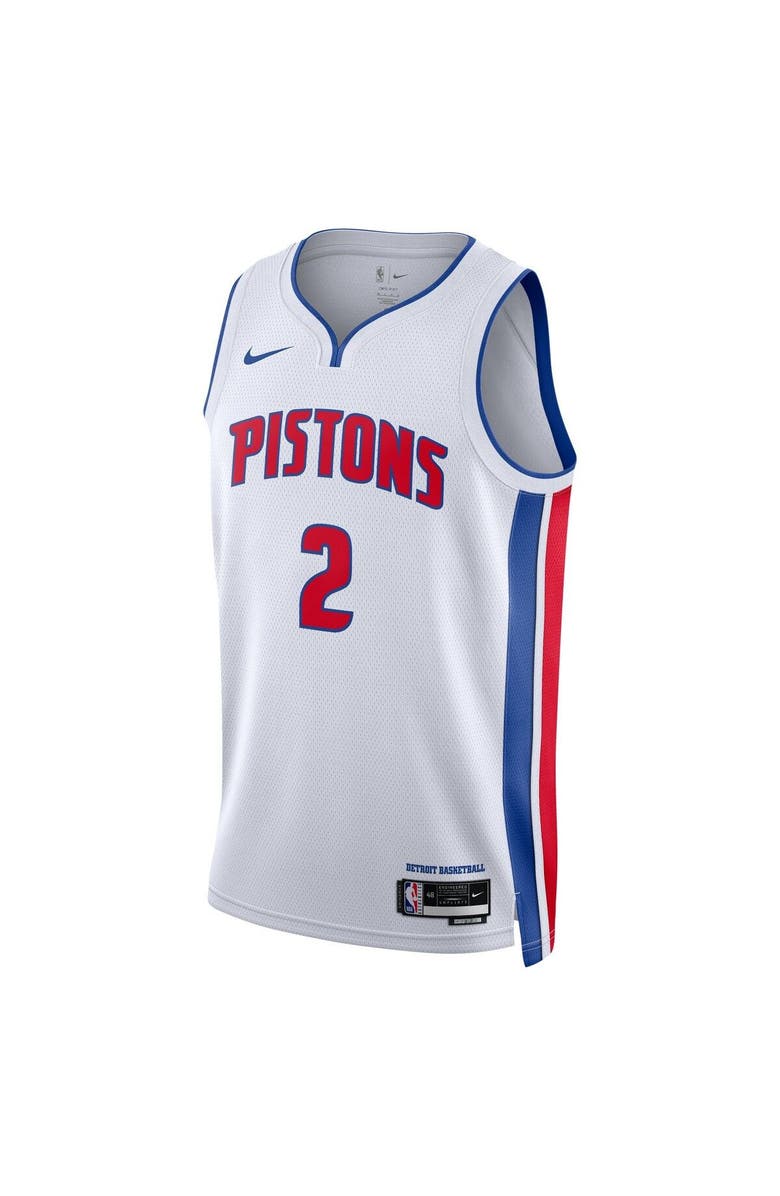 Nike Unisex Nike Cade Cunningham White Detroit Pistons Swingman Jersey - Association Edition, Alternate, color, White