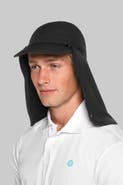 Coolibar Sports Cap with Removable Neck Drape - UPF 50+ Sun Protection - Agility