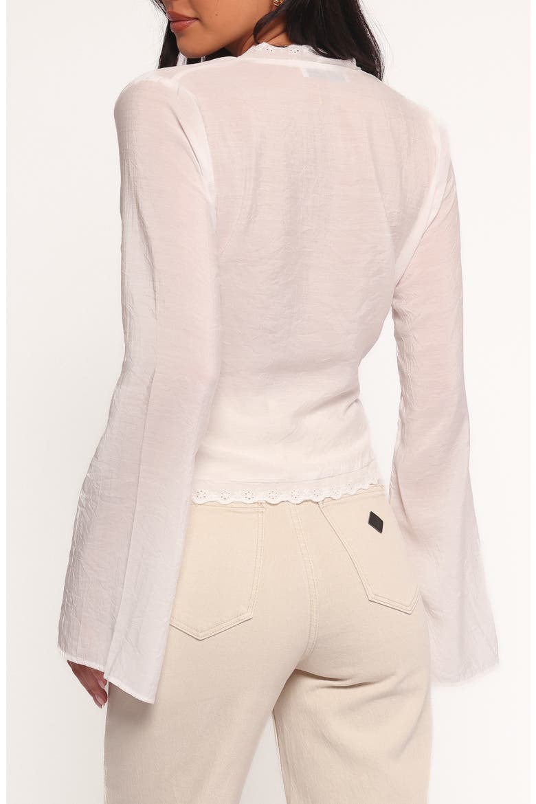 Adira Wrap Top, Alternate, color, WHITE