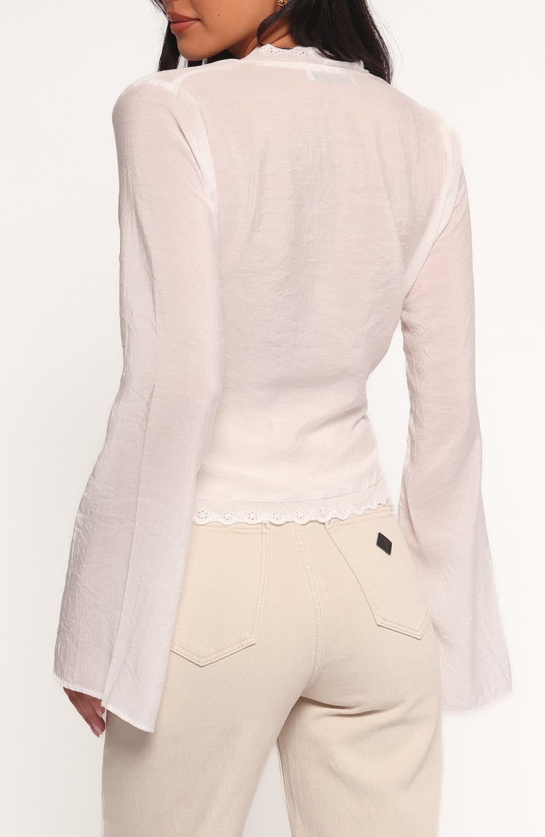 Petal & Pup Adira Wrap Top, Alternate, color, White