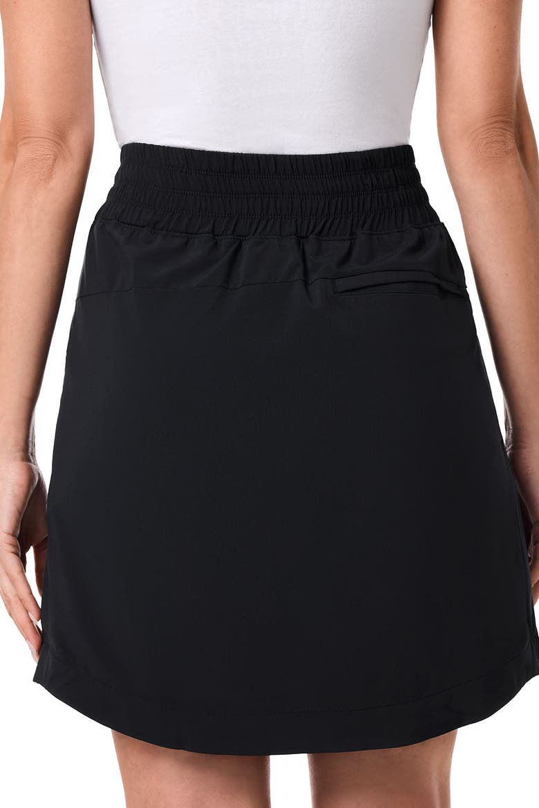Pisa Travel Skort, UPF 50+ Sun Protection, Alternate, color, Black