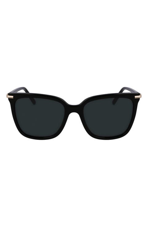 Prisma 56mm Modified Butterfly Sunglasses