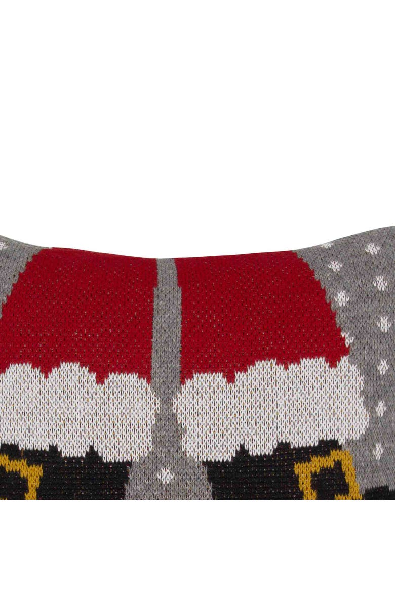 C&F Home Santa Shoes Christmas Pillow, Alternate, color, Grey