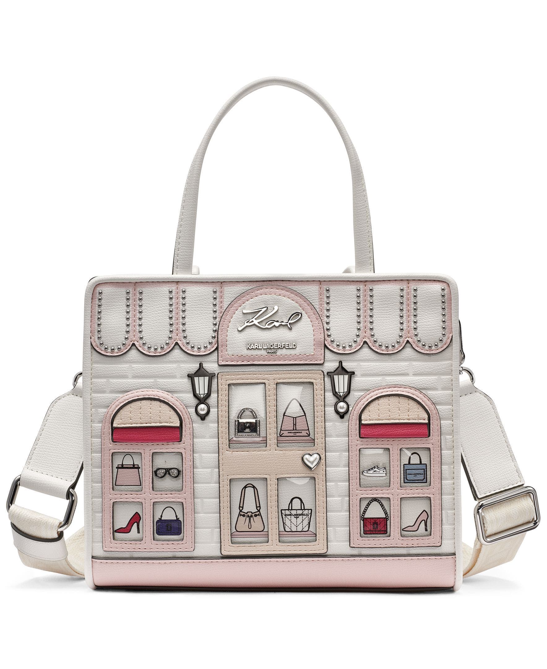 KARL LAGERFELD PARIS Maybelle Satchel, Main, color, 