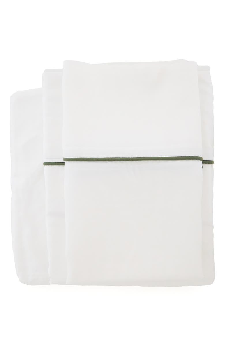 Pom Pom at Home Sheena Sateen Sheet Set, Main, color, Moss