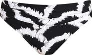 La Blanca Woven Shadows Shirred Bikini Bottoms