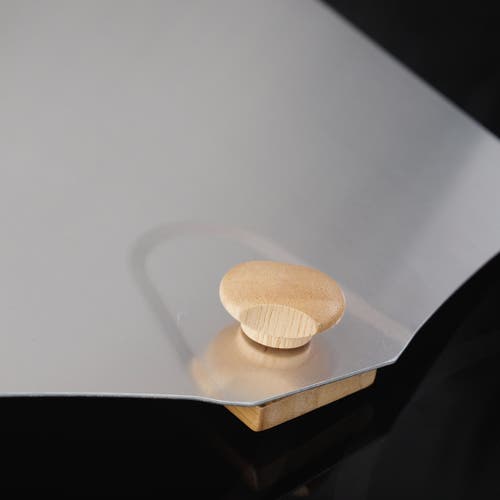 Old Stone Aluminum Pizza Peel W/ Folding Handle, 14x16-inch In Gray