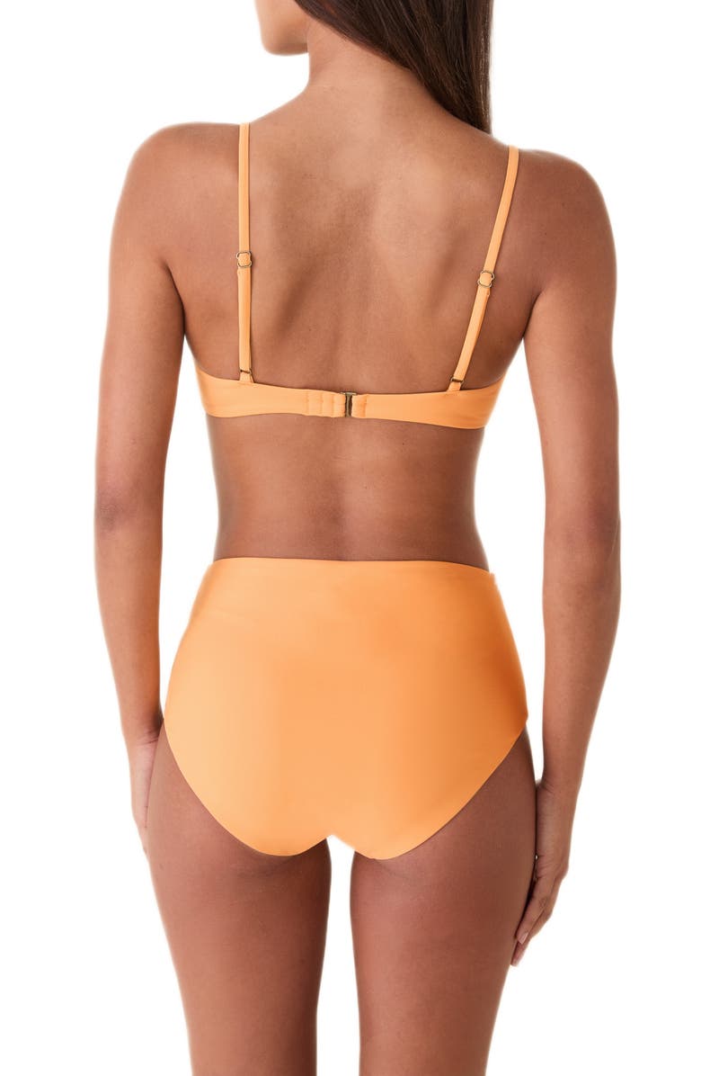 Andie The Santorini Bikini Top, Alternate, color, Jasper