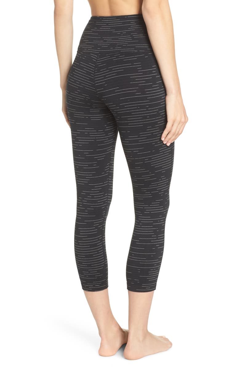 Zella Live In Flare High Waist Crop Leggings, Alternate, color, 