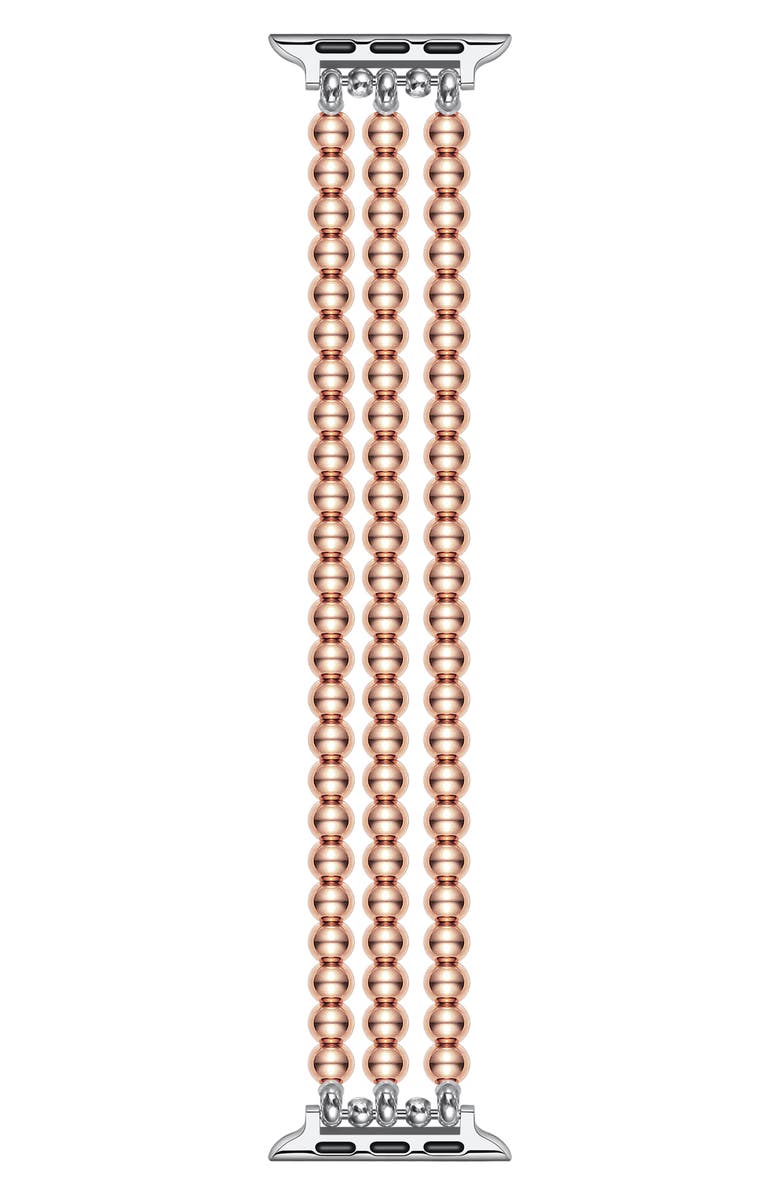 Posh Tech Nova 38mm Apple Watch<sup>®</sup> Bracelet Watchband, Main, color, Rose Gold