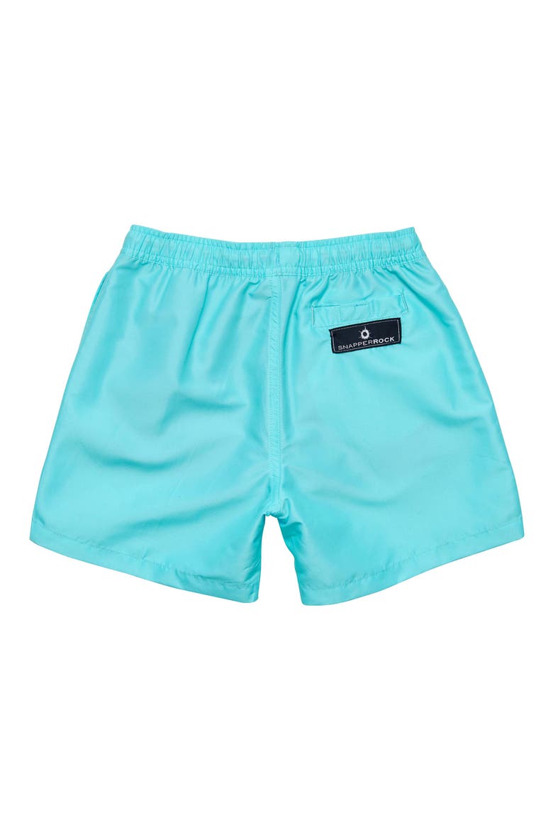 Kids' Aqua Comfort Lined UPF 50+ Swim Trunks, Alternate, color, BLUE