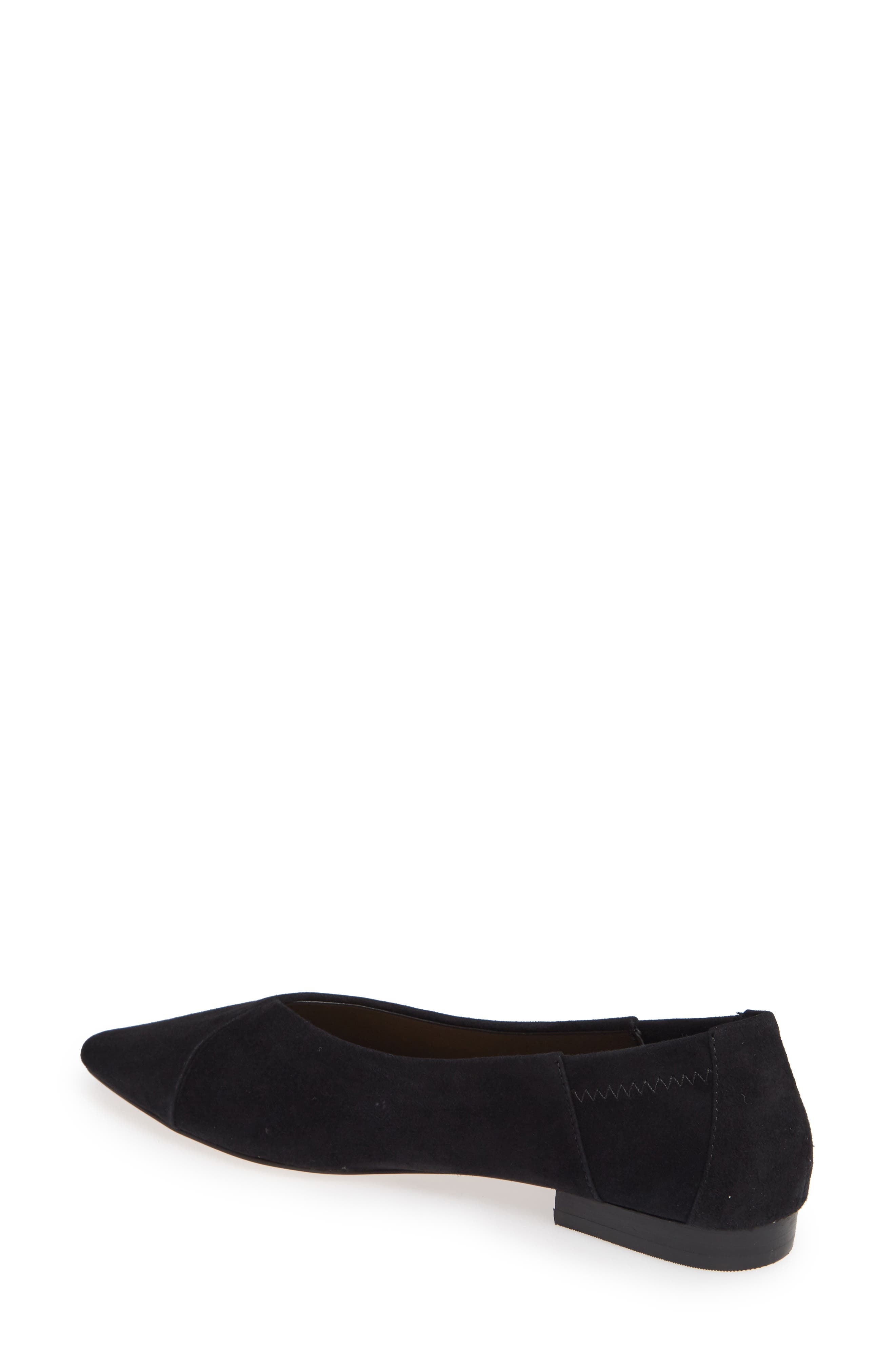 Sabrina Ballet Flat, Alternate, color, BLACK SUEDE