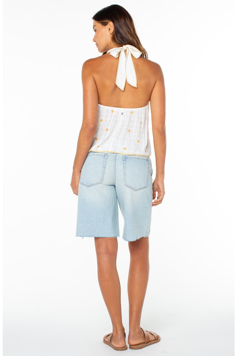 Message In a Bottle Bermuda Shorts, Alternate, color, OCEAN