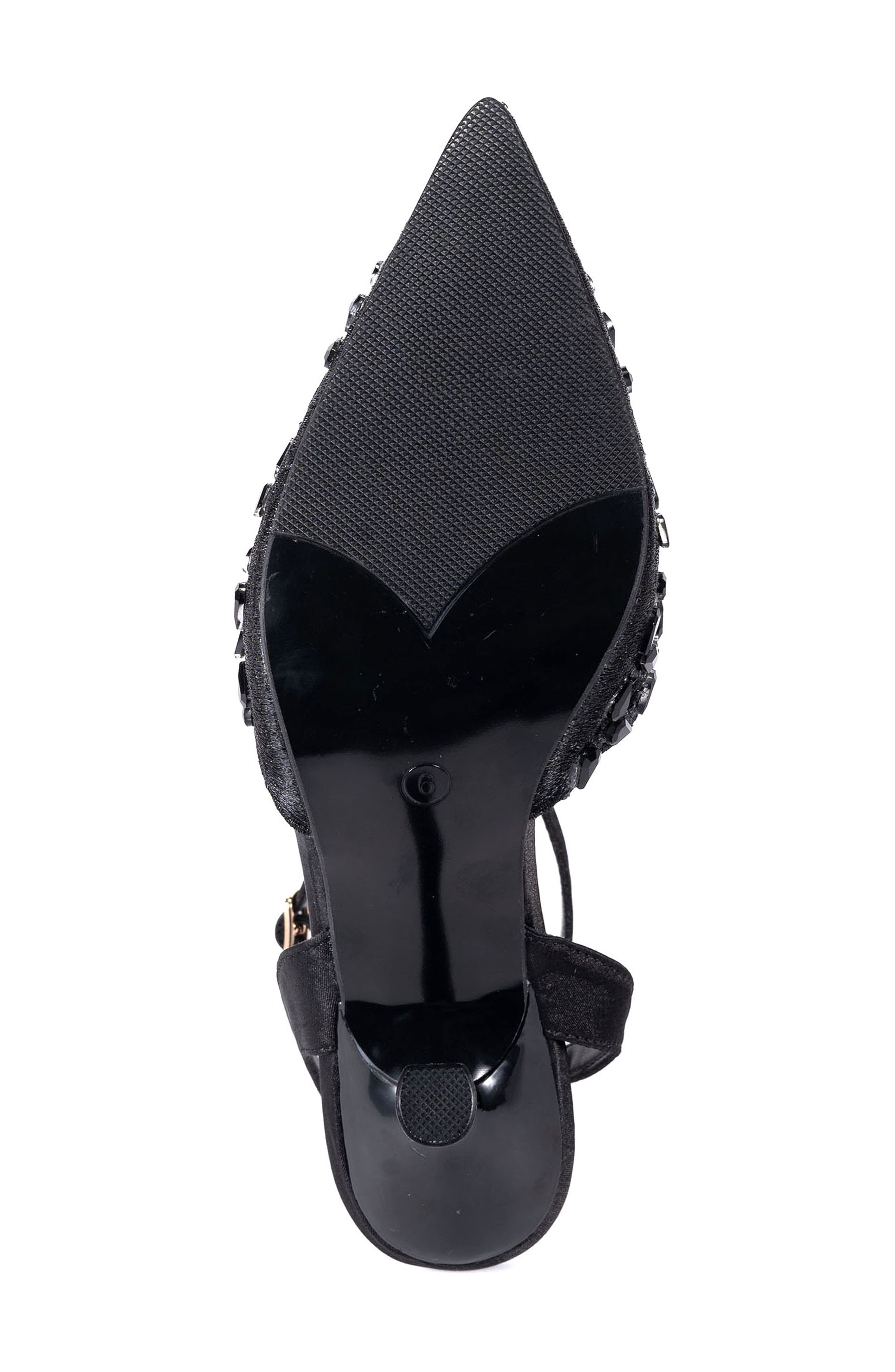 LADY COUTURE Sabrina Pointed Toe Ankle Strap Pump, Alternate, color, 