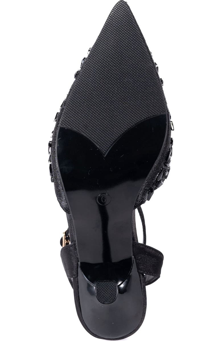 LADY COUTURE Sabrina Pointed Toe Ankle Strap Pump, Alternate, color,