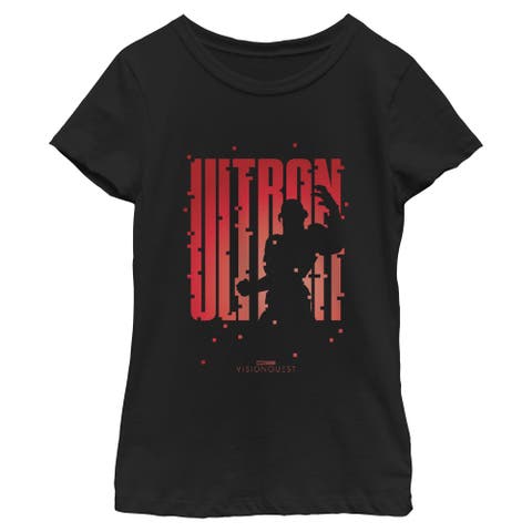 Girls' Ultron Silhouette Short Sleeve T-shirt