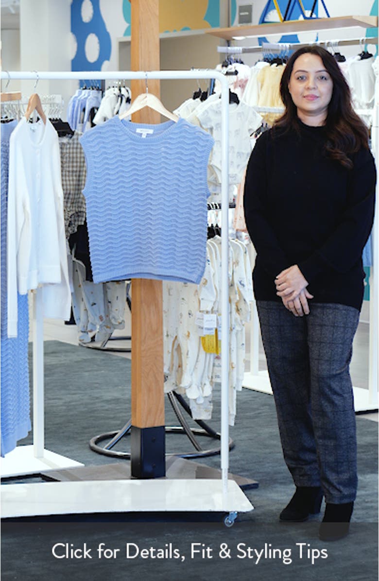 Wave Pointelle Knit Tank, sales video thumbnail